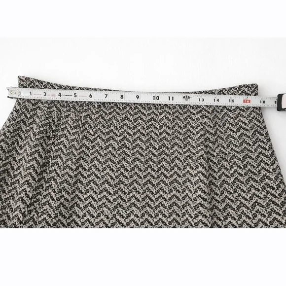 Cato Black and White A-Line Skirt - Picture 3 of 4